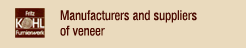 Manufacturers and suppliers of veneer.