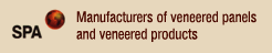Manufacturers of veneered panels and veneered products.